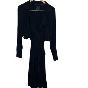 trouve leather dress Trouv Leather Knit Dress ( Size M)